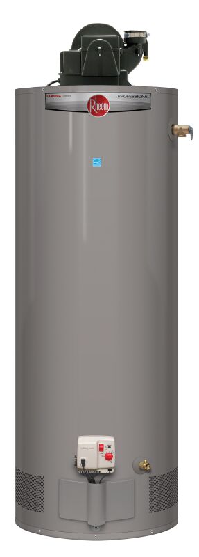 Rheem 621913 Rheem 40 Gallon Tall Propane Gas Power Vent Water Heater